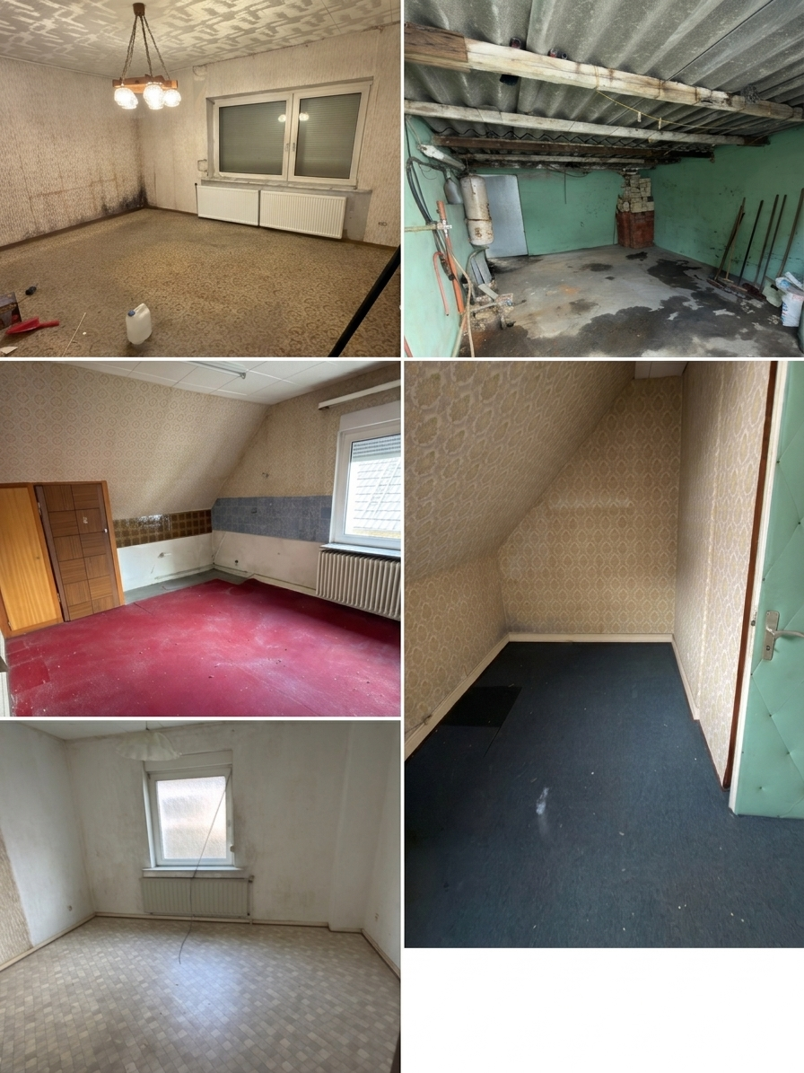 Nach der Entrümpelung im Münsterland - Besenrein und leer